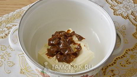 печенье в форме на газу