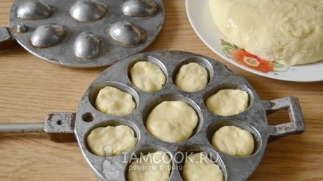 печенье в форме на газу