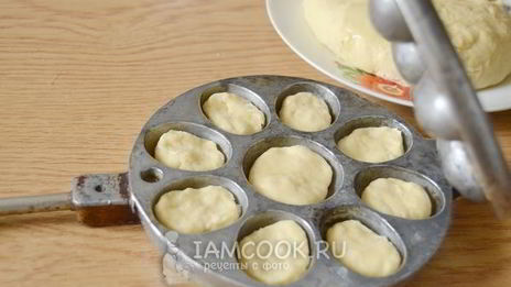 печенье в форме на газу