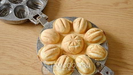 печенье в форме на газу