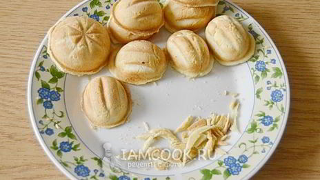 печенье в форме на газу