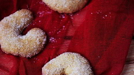 печенье ванильные рожки