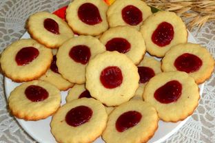 Песочное печенье с джемом