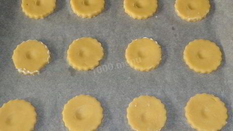 песочное печенье с джемом