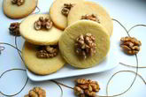 Песочное печенье с грецким орехом