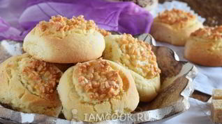 Песочное печенье с орехами