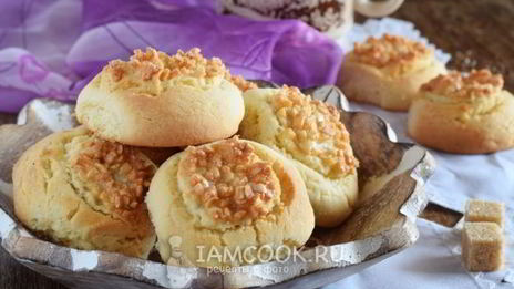 песочное печенье с орехами