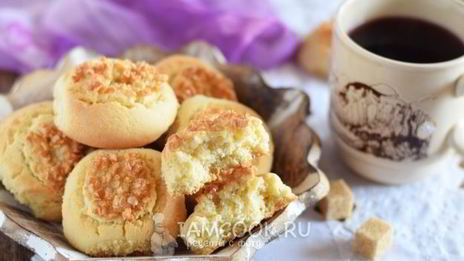 песочное печенье с орехами