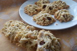 Песочное печенье с сухофруктами