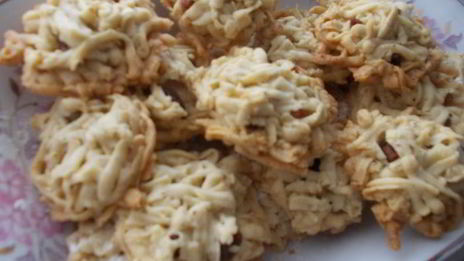 песочное печенье с сухофруктами