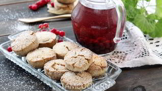 Рассыпчатое овсяное печенье