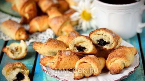 рогалики из творожного теста