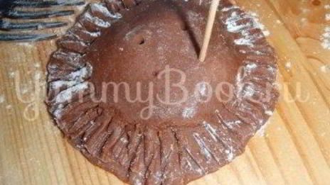 шоколадное печенье с вишней