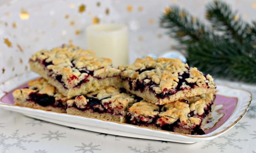 Рецепт тертое печенье с вареньем