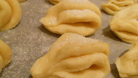 творожное печенье поцелуйчики