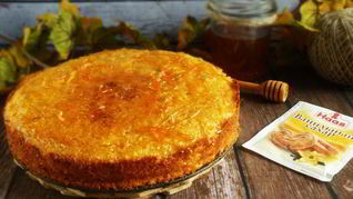 Апельсиновый пирог с полентой