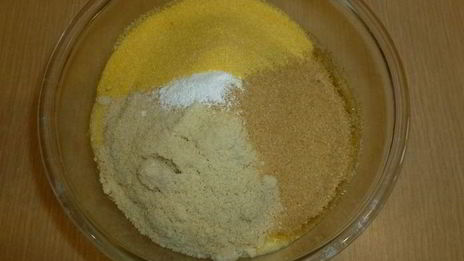 апельсиновый пирог с полентой