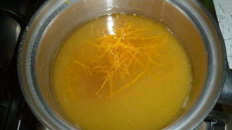 апельсиновый пирог с полентой