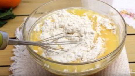 быстрый пирог с апельсинами