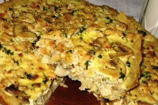 Грибной пирог