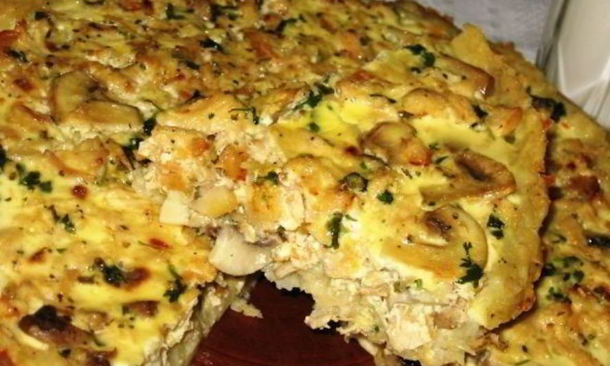 Рецепт грибной пирог