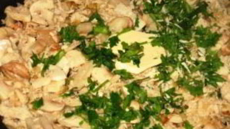 грибной пирог