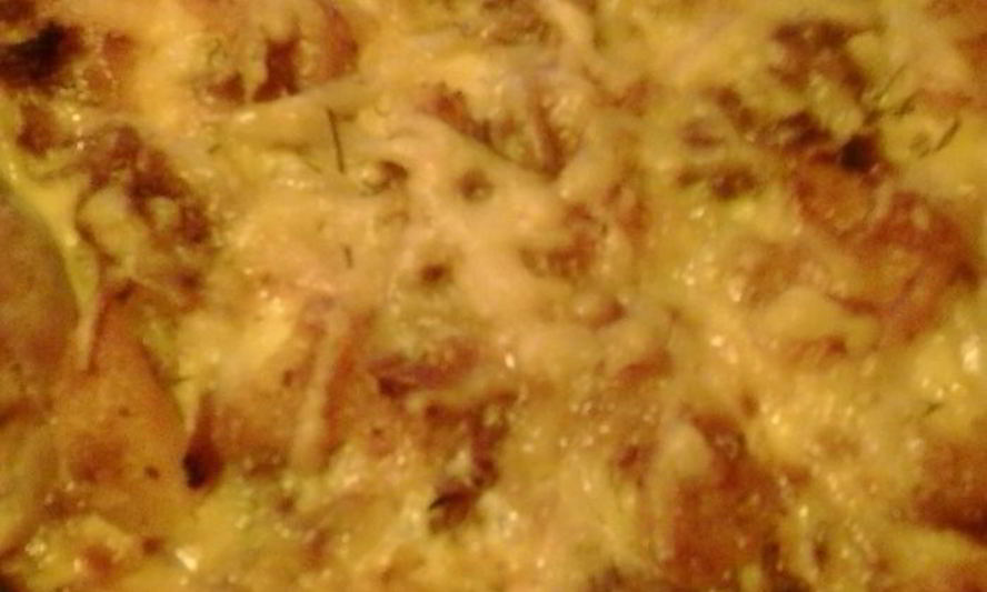 Рецепт киш с тыквой и тушенкой