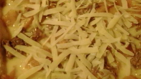 киш с тыквой и тушенкой