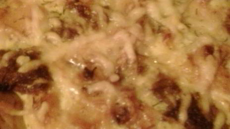 киш с тыквой и тушенкой