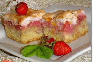 Клубничный пирог