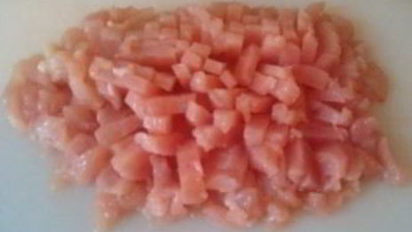 курник из слоеного теста