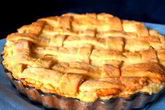 Лимонный пирог из песочного теста
