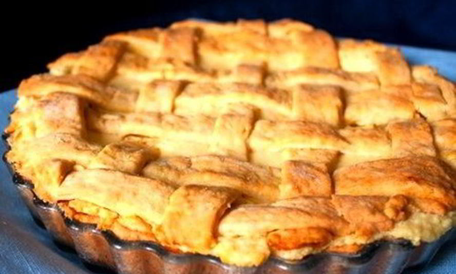 Рецепт лимонный пирог из песочного теста