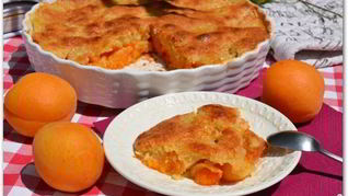 Миндальный пирог с абрикосами