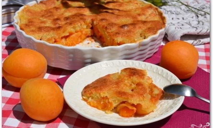 Рецепт миндальный пирог с абрикосами