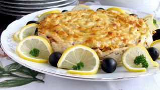 Мясной пирог Серпантин