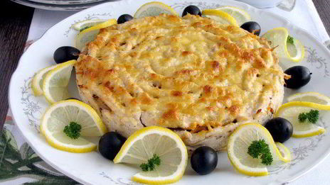 мясной пирог серпантин