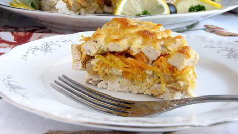 мясной пирог серпантин