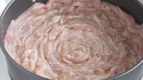 мясной пирог серпантин