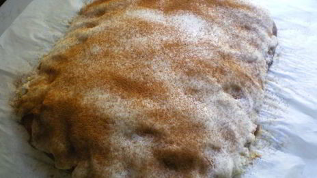 персиковый пирог с кремом