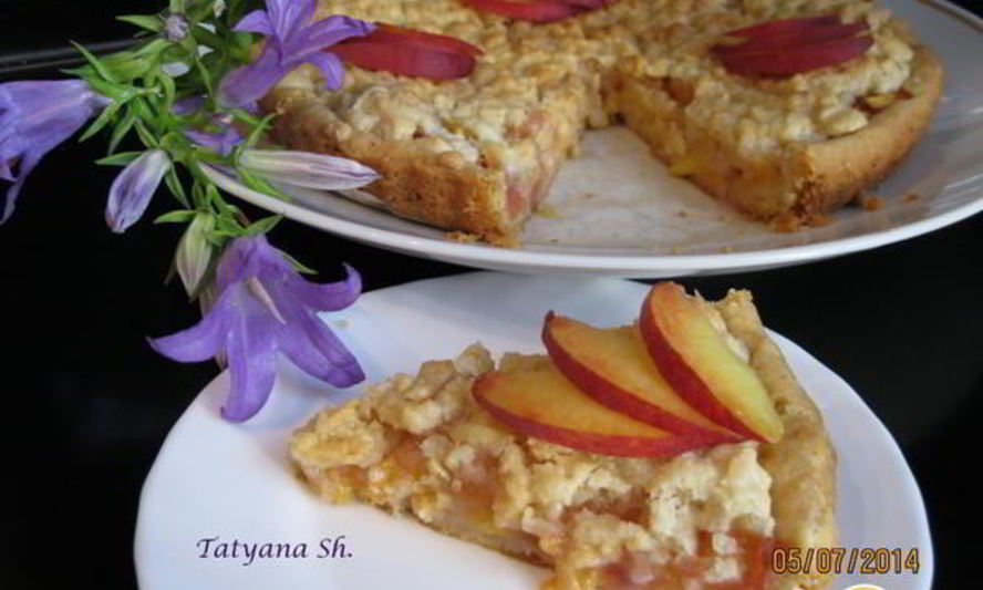 Рецепт персиковый пирог