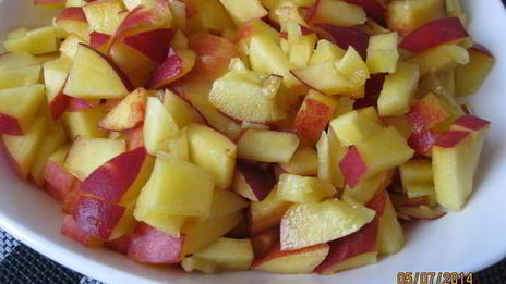 персиковый пирог