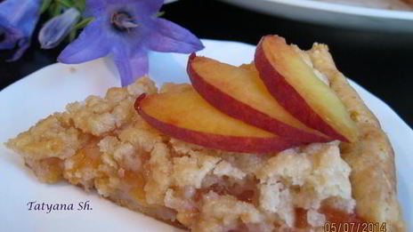 персиковый пирог