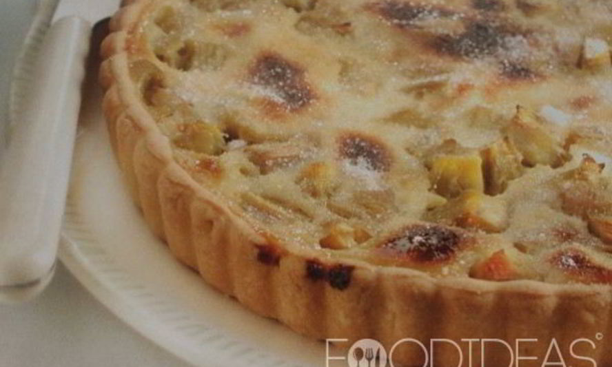 Рецепт песочный пирог с ревенем