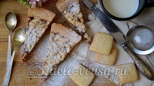 Песочный пирог с вареньем