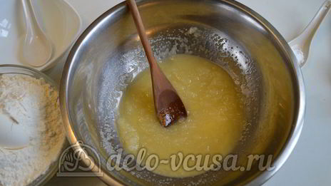 песочный пирог с вареньем