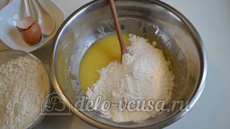 песочный пирог с вареньем