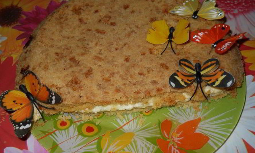 Рецепт пирог крошка