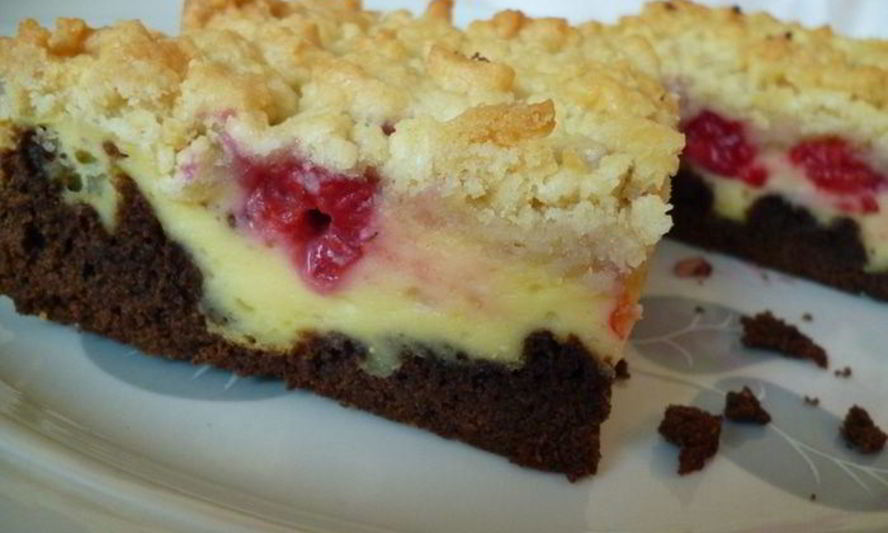 Рецепт пирог малина в облаках