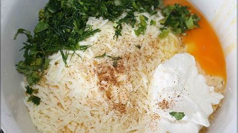 пирог на твороге с сыром